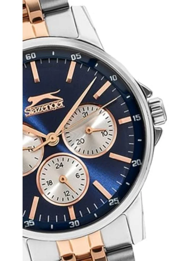 Slazenger SLAZENGER Women's Watch, Multi Function Display and Metal Strap - SL.9.2009.4.01, Two Tone