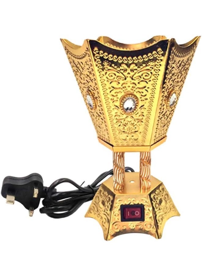 Bakhoor BoSidin Oud Incense Burner Electric Aroma Incense Holder- WF001-1 (WF001-1-G) - Image 1