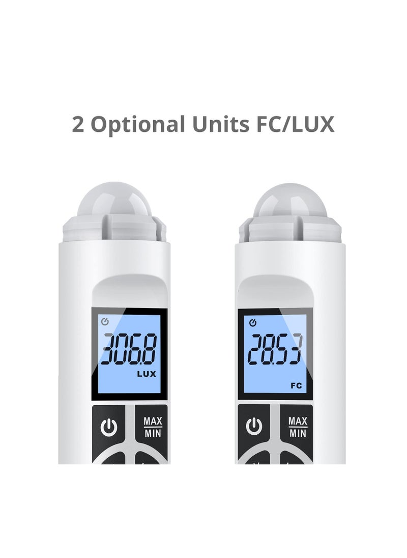 Generic - Light Meter, Handheld Photometer, Supports Max/Min Modes, Range up to 200,000 Lux, Digital Brightness Measurement Instrument with LCD Display - Image 1