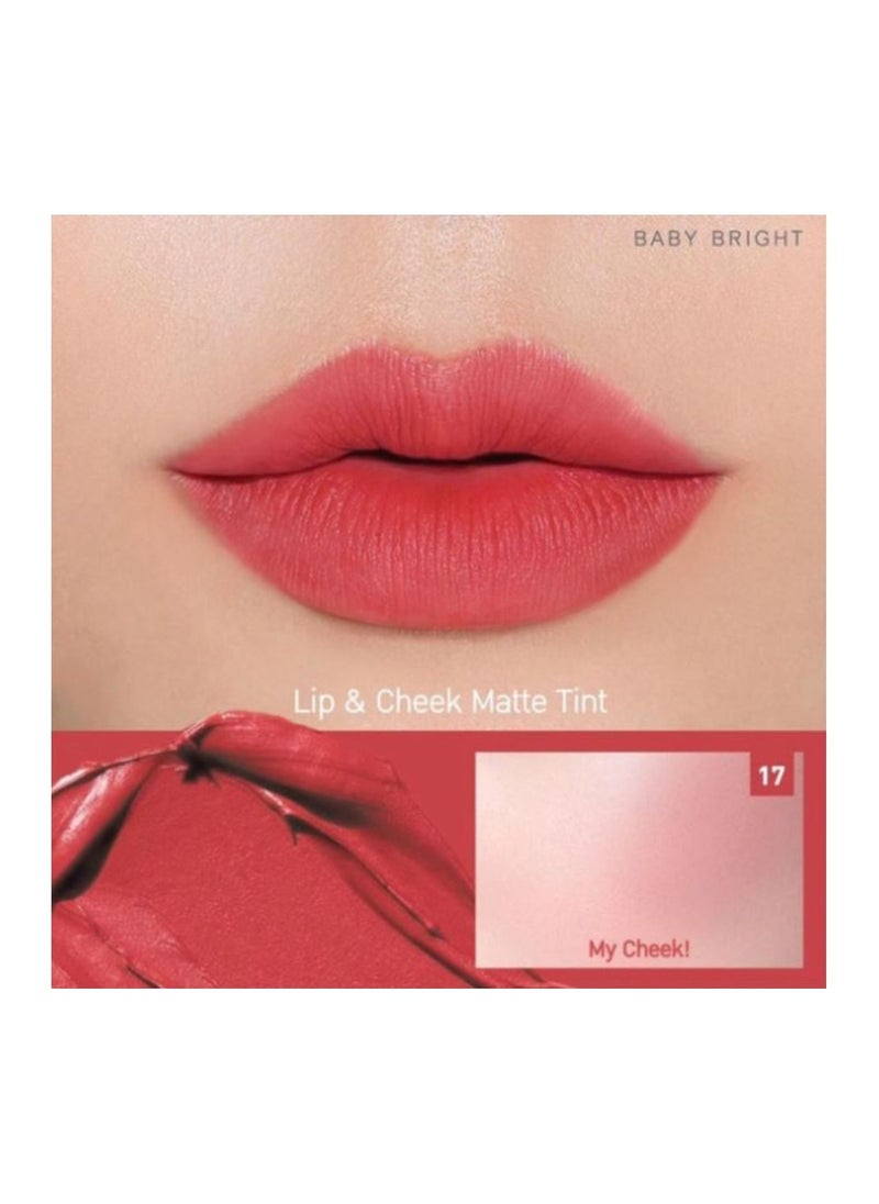 Lip & Cheek Matte Tint #17 Rose Apple