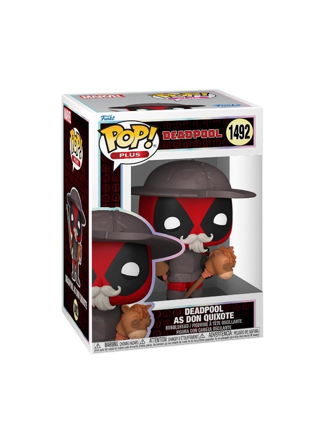 Funko Pop! Plus Marvel Deadpool Deadpool As Don Quixote Vinyl Bobblehead (10.2 Cm) - Image 1