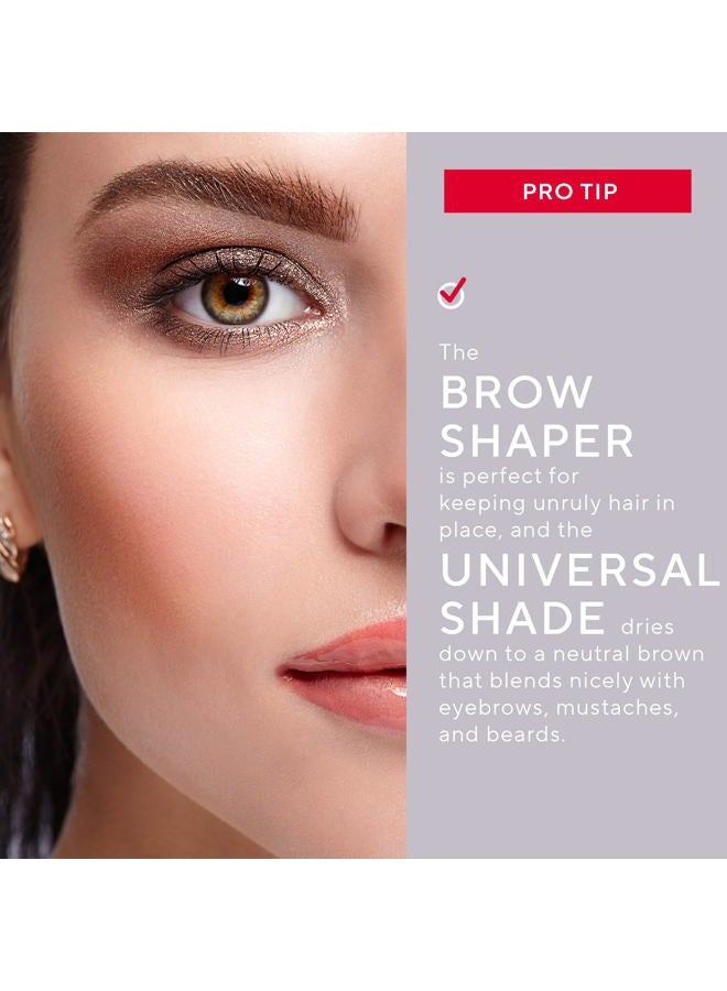 Mirabella Brow Shaper, All-In-One Long-Lasting Eyebrow Gel Shapes, Defines, Grooms, Fills & Thickens Brows, Brow Mascara with Aloe & Vitamin B5 for Conditioning & Strengthening, Universal Shade - Image 3