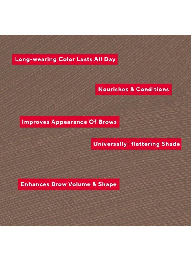 Mirabella Brow Shaper, All-In-One Long-Lasting Eyebrow Gel Shapes, Defines, Grooms, Fills & Thickens Brows, Brow Mascara with Aloe & Vitamin B5 for Conditioning & Strengthening, Universal Shade - Image 2