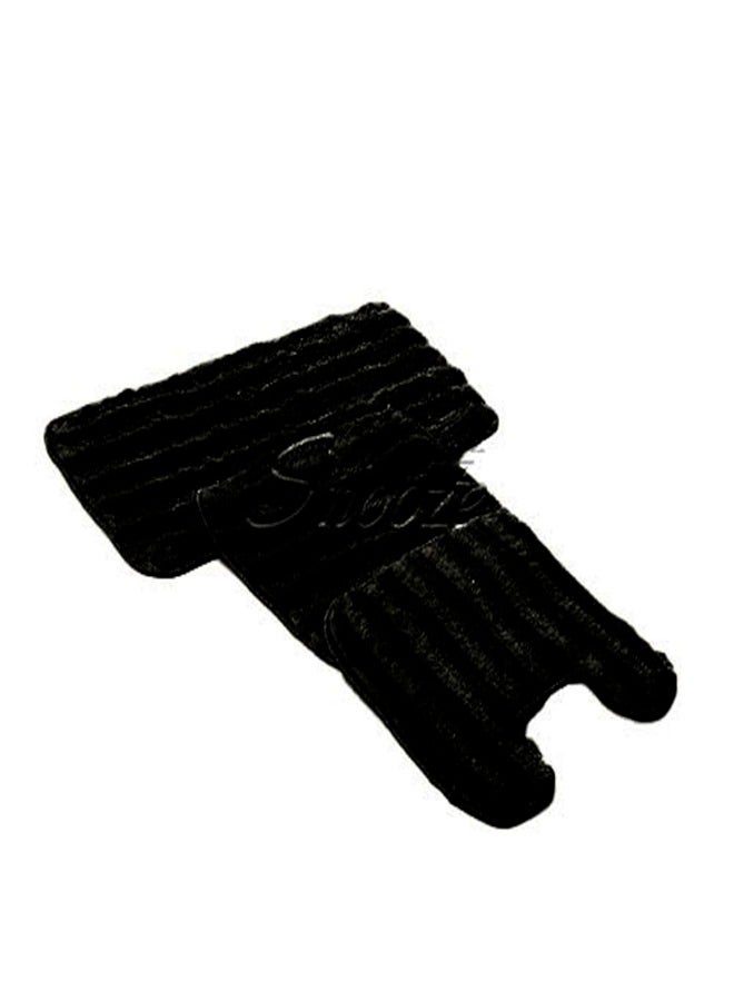 سنوز طقم دواسة حمام 3 قطع أسود  - Image 1