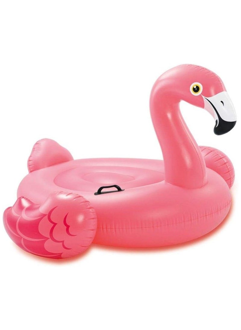 INTEX Flamingo Inflatable Ride on 1.42m x 1.37m x 97cm  - Image 1