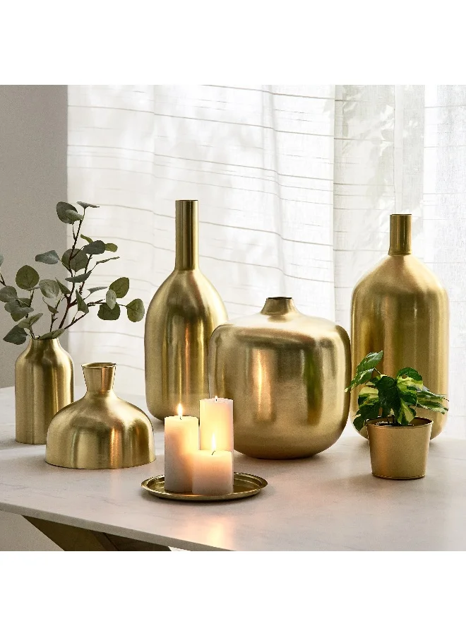 Home Box Avya Metal Candle Dish - 22x22x1.5 cm