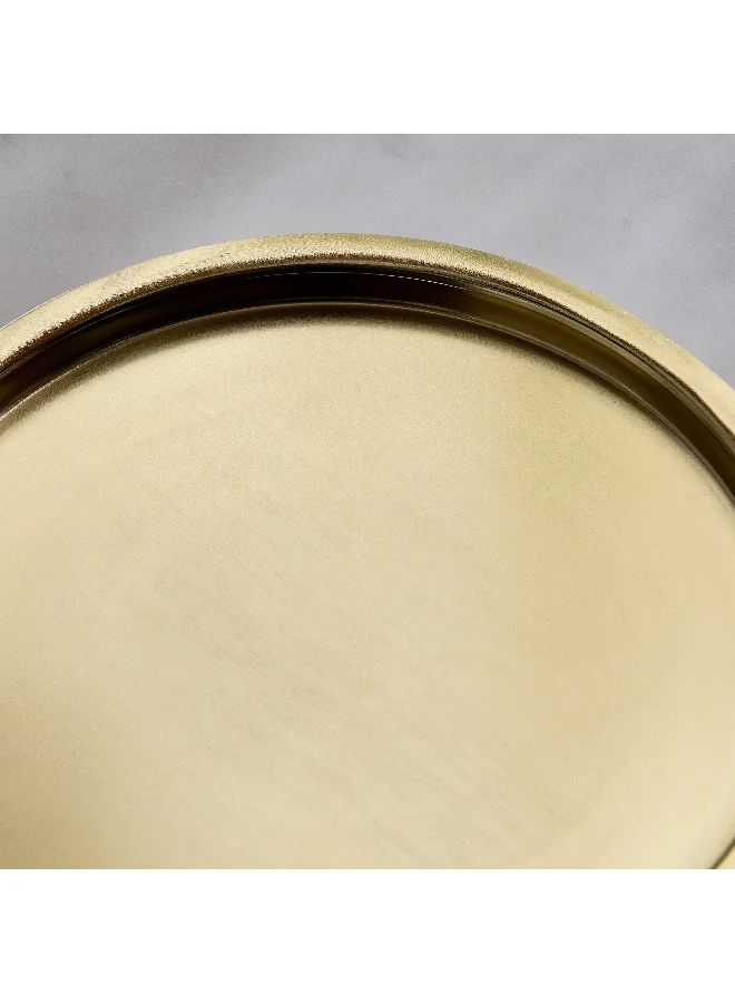 Home Box Avya Metal Candle Dish - 22x22x1.5 cm