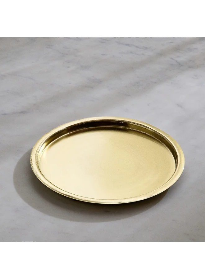 Home Box Avya Metal Candle Dish - 22x22x1.5 cm