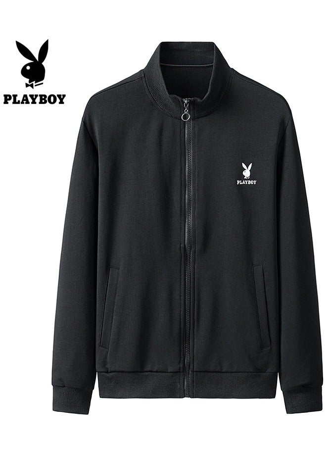 PLAYBOY Men's Slim Fit Casual Cardigan Top  - Image 1