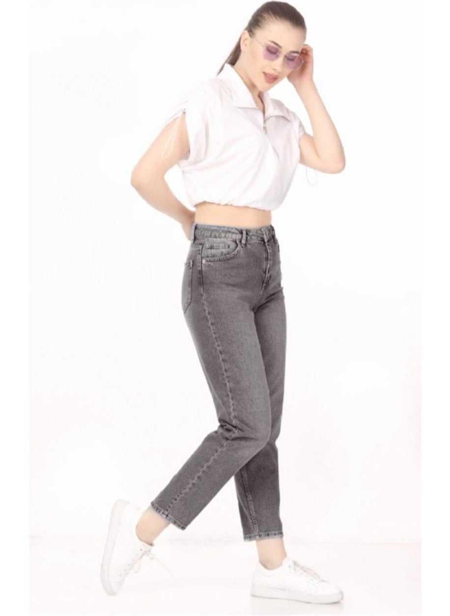 Cedy Denim - Women High Waist Soho Boyfriend Jeans C599 - Image 1