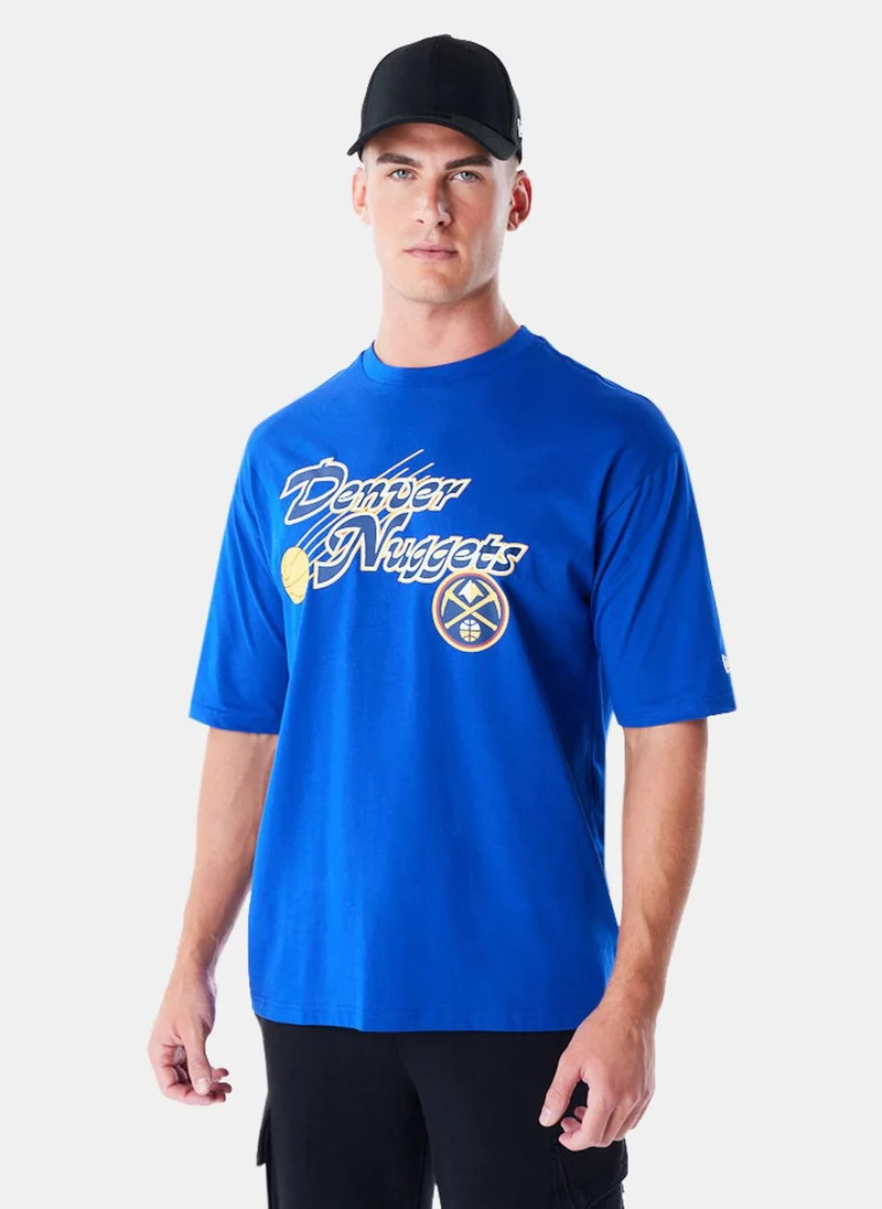 نيو ايرا Men's NBA Denver Nuggets Script T-Shirt