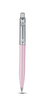Sheaffer Sheaffer Gift Set - EIP Sentinel 321 Pink Matte Finish Ballpoint Pen with Chrome Trims and Full-Grain Leather Credit Card Holder
