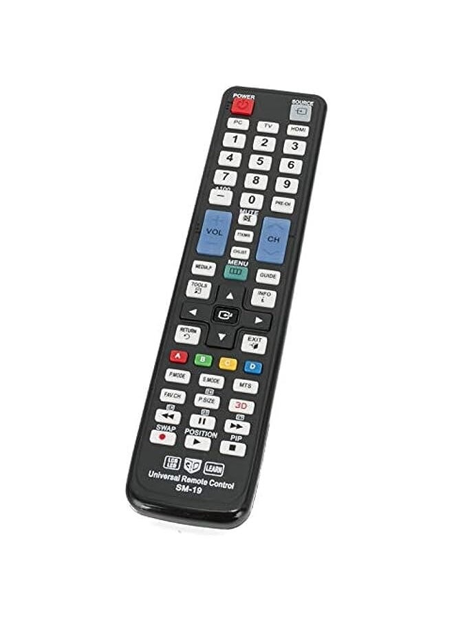 Zaboon - Replaced Universal Remote Control SM-19 fits for SAMSUNG Series LCD LED HDTV LEARN 3D TV - Image 1
