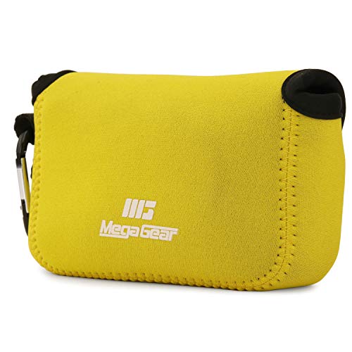 MegaGear MG1843 Ultra Light Neoprene Camera Case Compatible with Canon PowerShot G7 X Mark III G7 X Mark II Yellow - Image 3