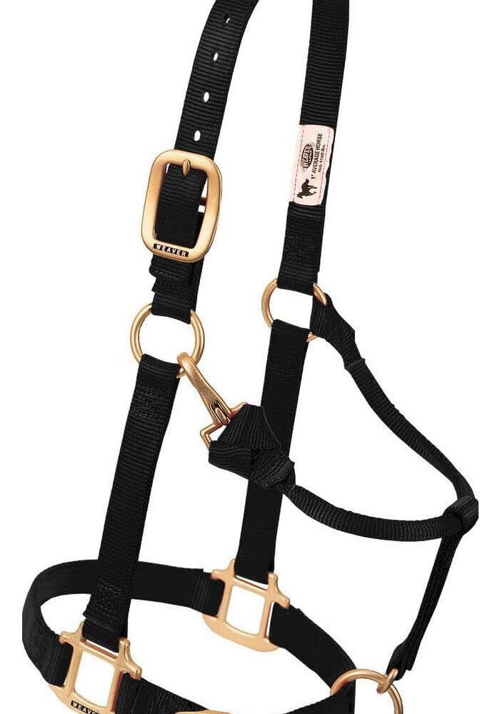 Weaver Leather Original Adjustable Nylon Horse Halter - Hunter Green - Image 2