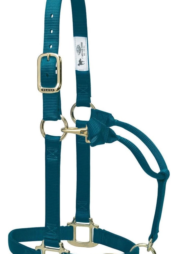 Weaver Leather Original Adjustable Nylon Horse Halter - Hunter Green - Image 5