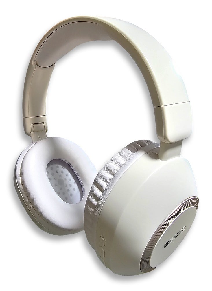 Wireless headphone featuring active noise cancellation and 93 dB sensitivity The headphones use Bluetooth 5.0 for connectivity and have a 40mm driver size with a frequency response of 20 Hz to 18kHz MODEL SD-1104 / beige
