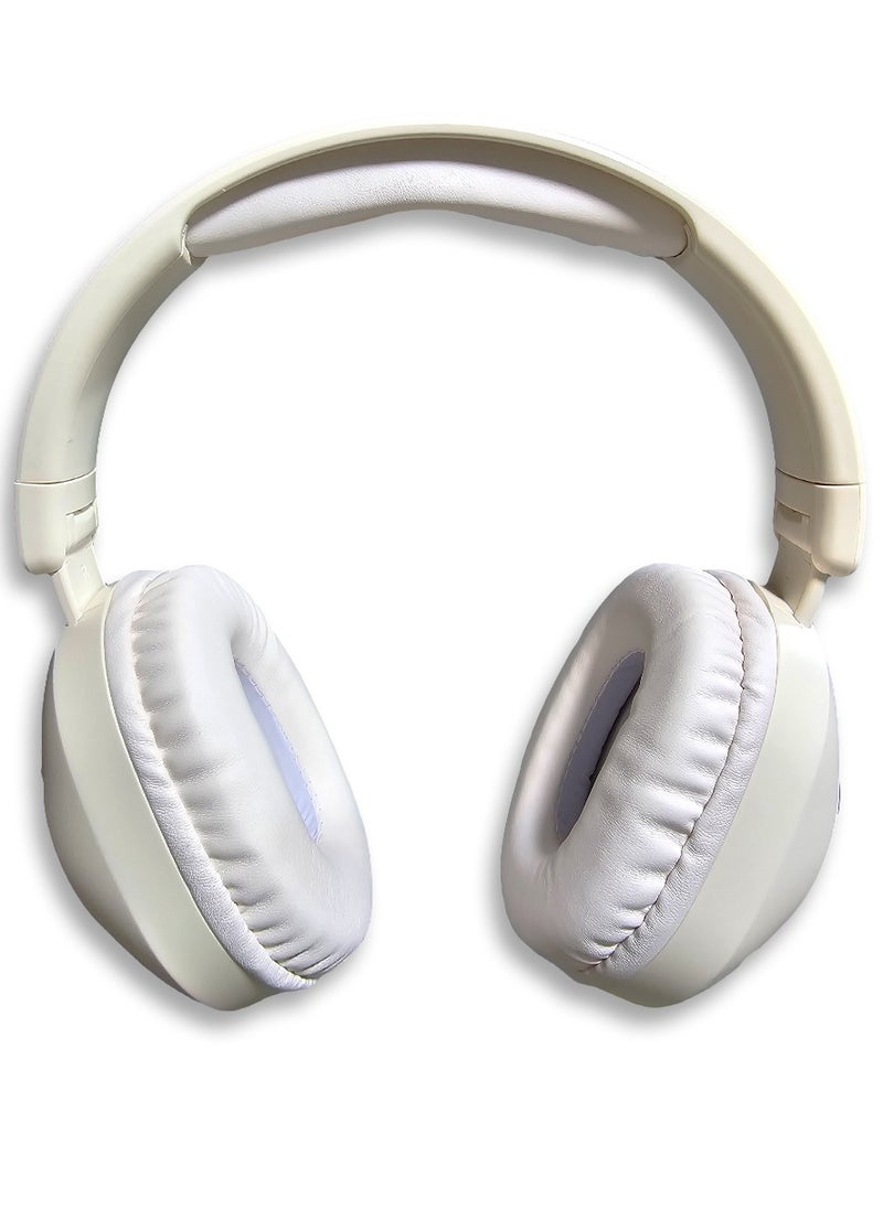 Wireless headphone featuring active noise cancellation and 93 dB sensitivity The headphones use Bluetooth 5.0 for connectivity and have a 40mm driver size with a frequency response of 20 Hz to 18kHz MODEL SD-1104 / beige