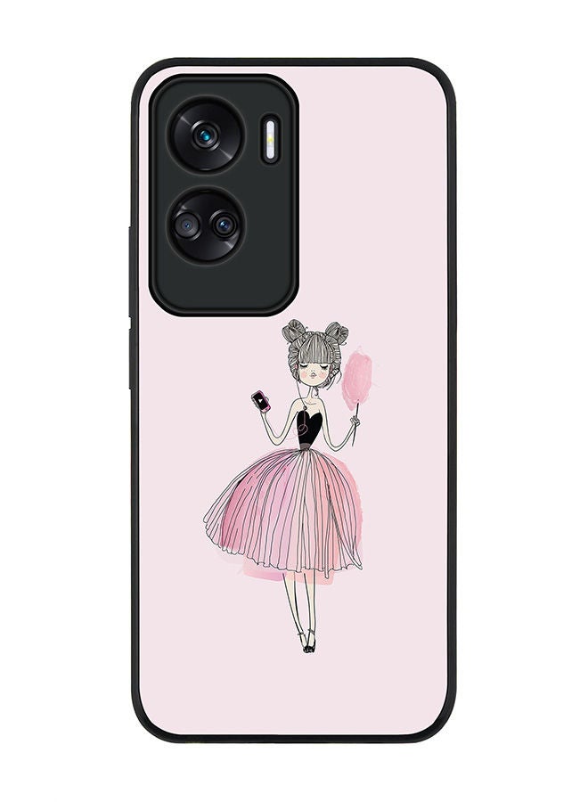 Stylizedd حافظة حواف سوداء متينة لهونر 90 لايت 5G / هونر X50i 5G، حافظة مرنة رقيقة من المطاط مع حواف مضادة للسقوط - ضائع في الموسيقى - Image 1