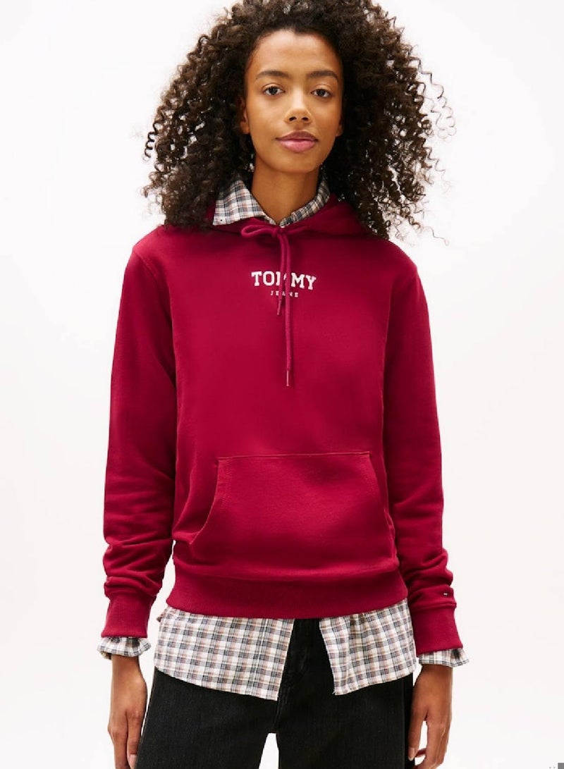 TOMMY JEANS Essential Regular Fit Logo Hoodie - Image 1