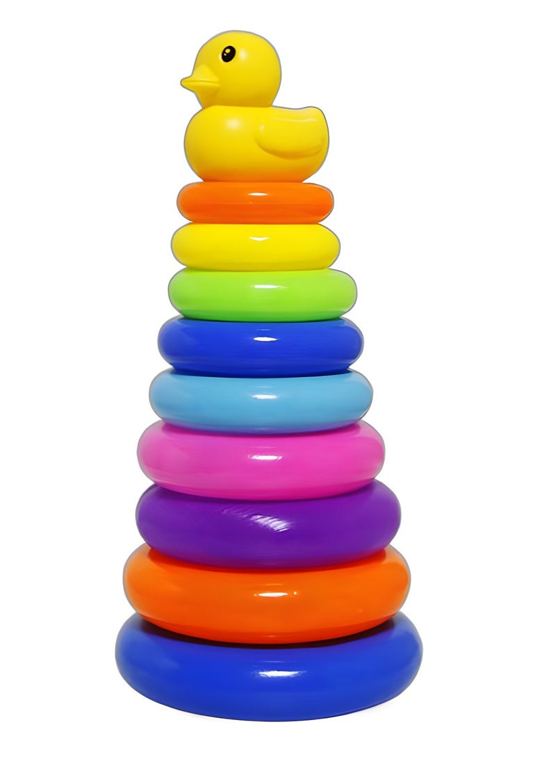 Stacking ring game with duck 9 pieces