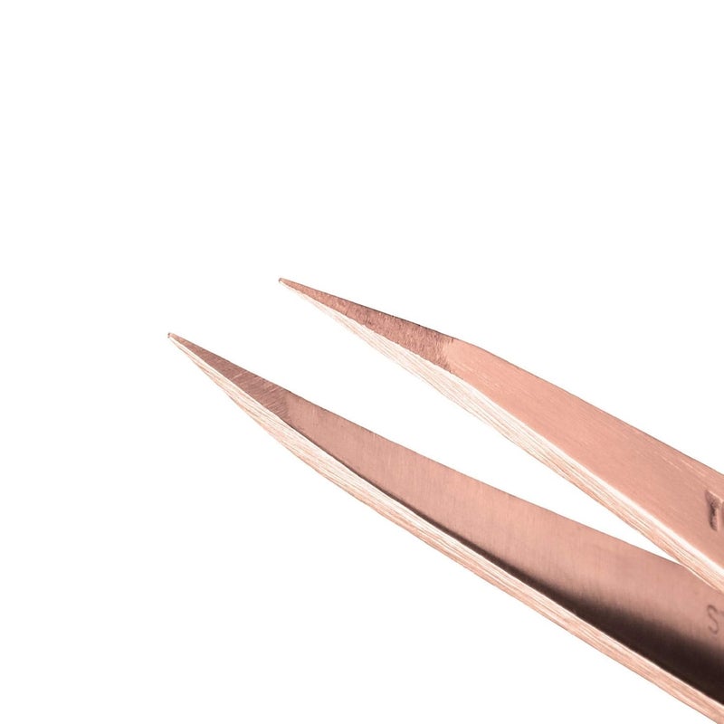 Tweezerman Rose Gold Petite Point and Slant Set with Travel Case - Image 3