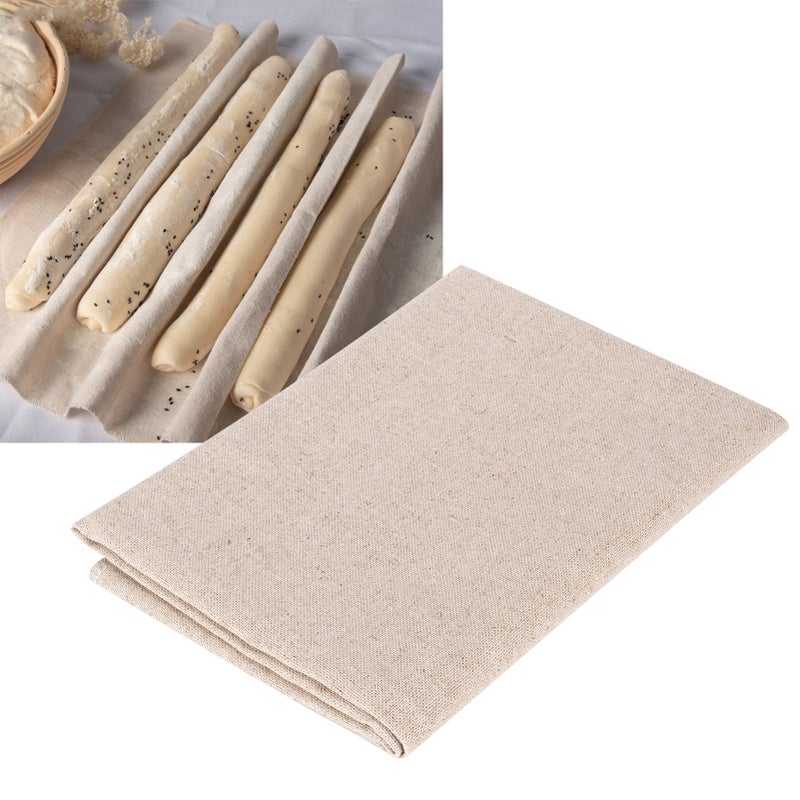 Dough Pan Cloth Mat Cotton and Linen Fermented Mat for Bread Baking Accessories66 x 90cm - Image 4