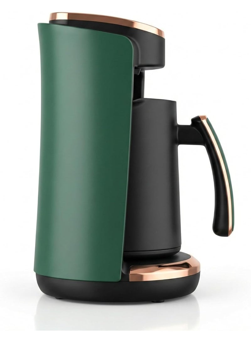 Sachi Coffee Maker, 4 Cups Automatic Electric Coffee Machine, Anti-Overflow System, 250ml Tank, Tea & Turkish Coffee Brewer, 400W - Image 1