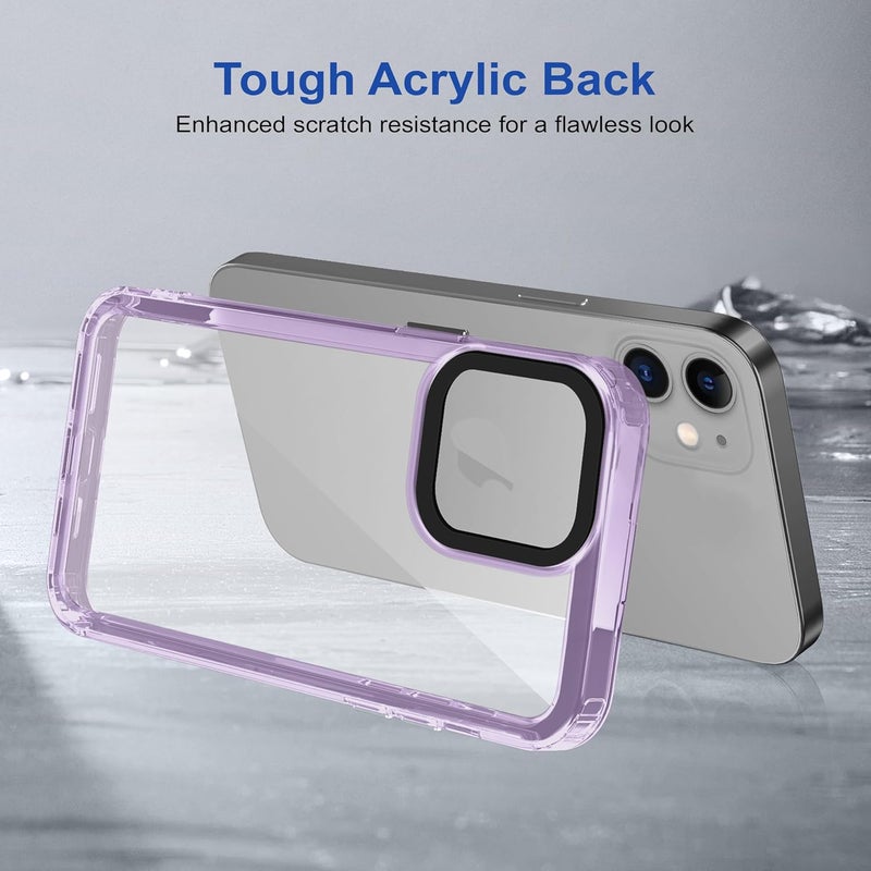 ZAPCASE Back Case Cover for iPhone 11 | Compatible for iPhone 11 Back Cover | Case Cover with Camera Protection | (TPU + PC | Translucent Purple) - Image 5