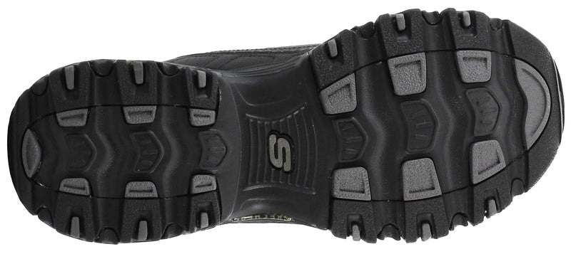 Skechers Women's D Lites Bright Sky Sneakers, Black/Black, 8 M US - Image 4