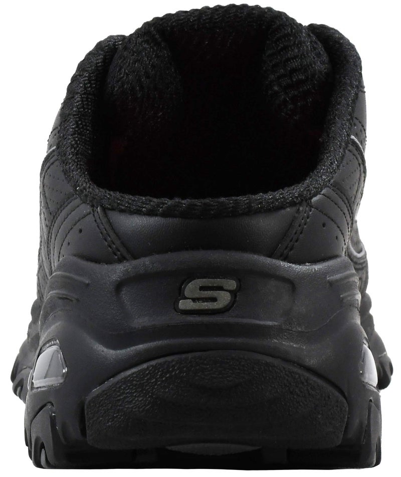 Skechers Women's D Lites Bright Sky Sneakers, Black/Black, 8 M US - Image 3