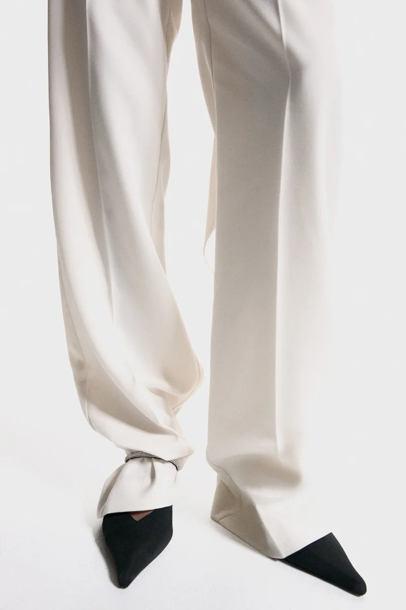 H&M Embellished heeled mules