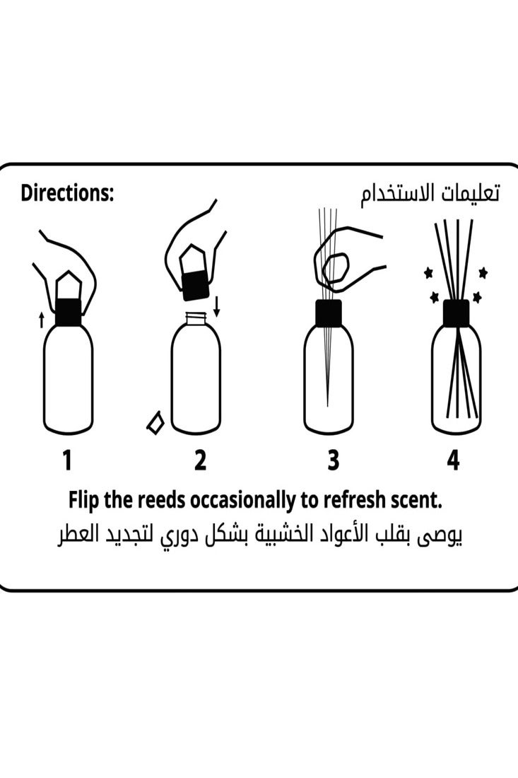 Gulf Orchid Air freshener with wooden sticks. Jasmine scent, 110 ml - Image 3