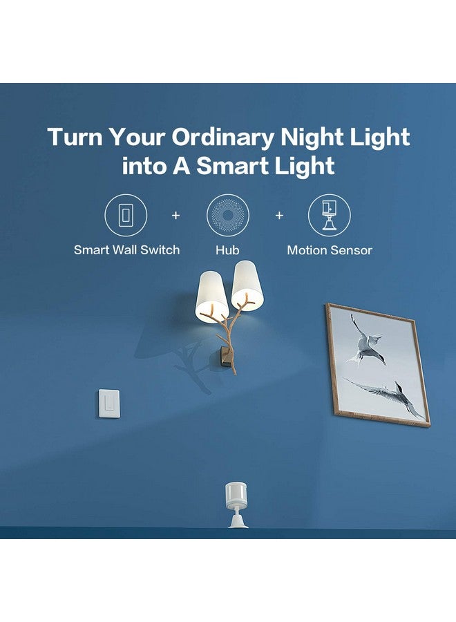 Aqara Smart Light Switch (No Neutral, Single Rocker), Requires AQARA HUB, Zigbee Light Switch, Remote Control and Smart Home Automation, Compatible with HomeKit, Google, Works with Alexa, SmartThings - Image 3