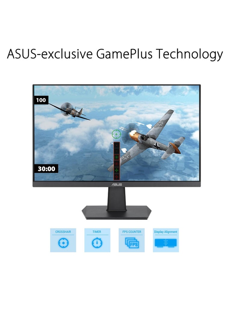 شاشة ألعاب 24 بوصة (23.8 قابلة للعرض)، IPS، FHD بدون إطار، 100 هرتز، مزامنة تكيفية، 1 مللي ثانية MPRT، HDMI، ضوء أزرق منخفض، خالية من الوميض، تثبت على الحائط - Image 3