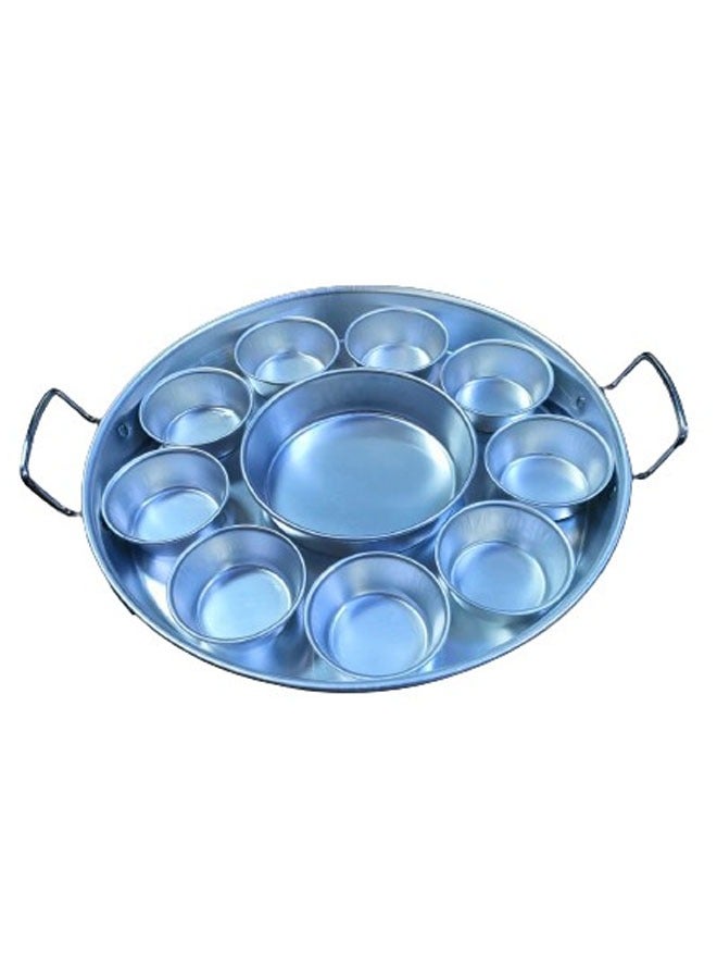 NKX 12pcs Aluminum Alloy Round Baking Cake Mould Chiffon Cake Baking Pan Pudding Cheesecake Mold Set - Image 4
