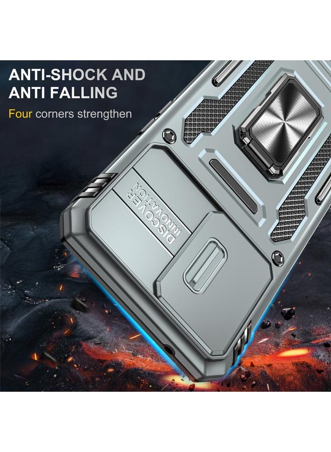 اس-توب جراب لهاتف OPPO Reno7 4G Armor PC + جراب هاتف TPU Shield Camera Shield - Image 2