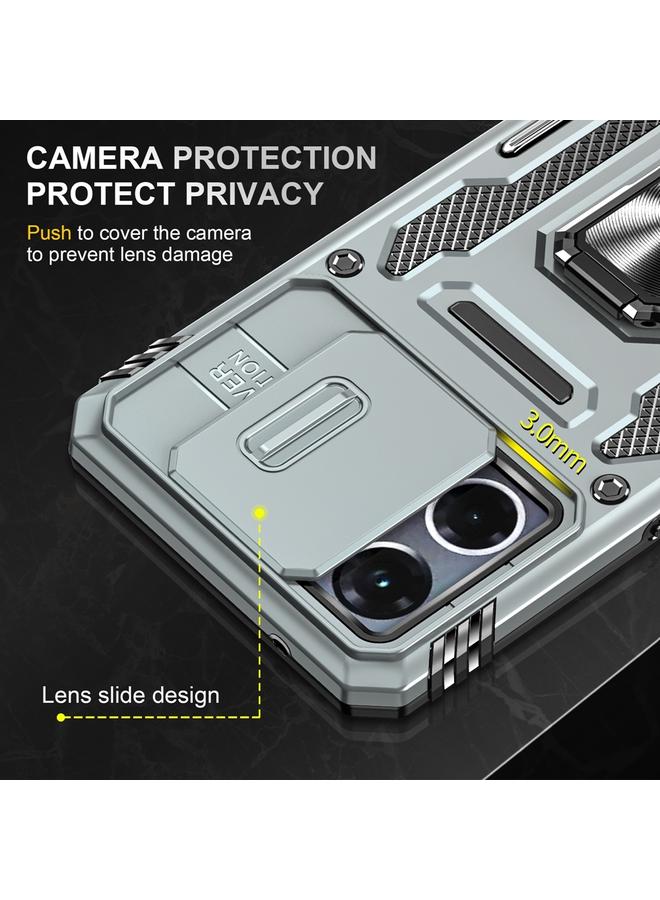 اس-توب جراب لهاتف OPPO Reno7 4G Armor PC + جراب هاتف TPU Shield Camera Shield - Image 5