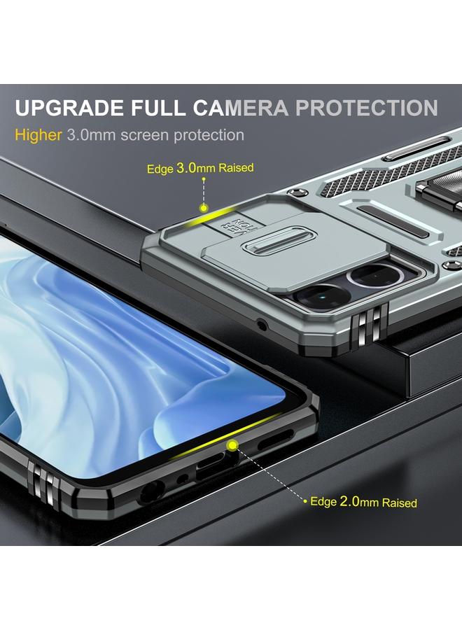 اس-توب جراب لهاتف OPPO Reno7 4G Armor PC + جراب هاتف TPU Shield Camera Shield - Image 3