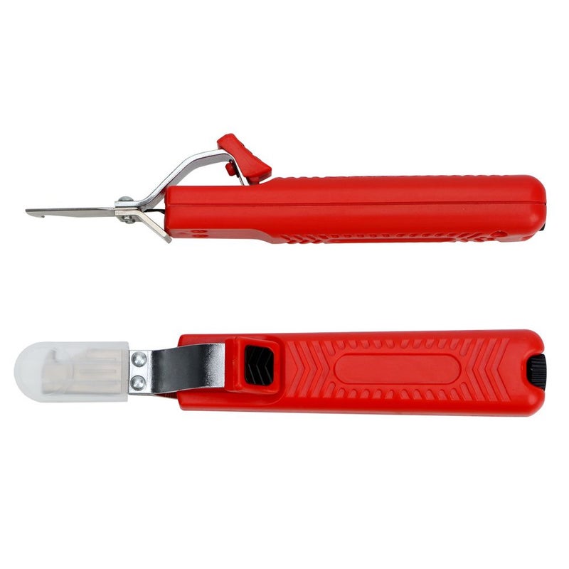 PVC Cable Stripper 8 28mm Fastness Adjustable Rubber Handle 1pc - Image 2