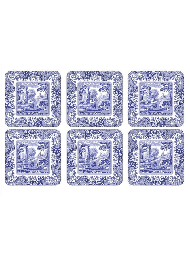Spode Blue Italian Coasters, Set of 6 - Image 1