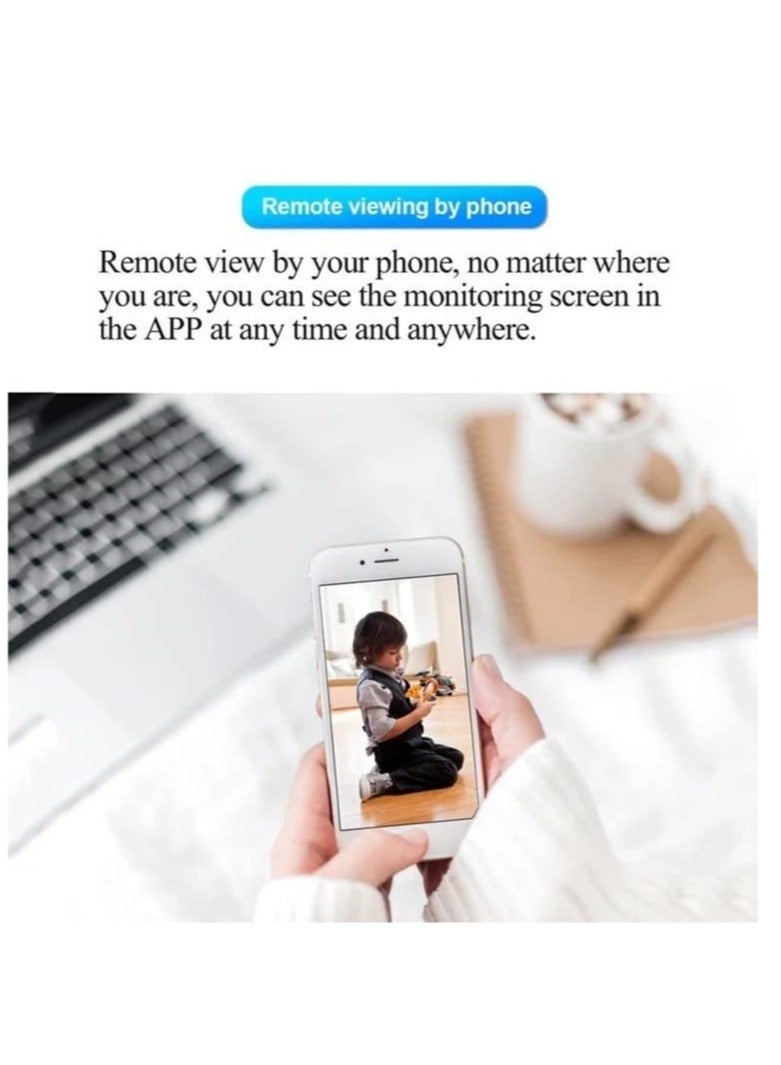 ELTRAZONE 2Pcs Light Bulb Security Camera 2.4GHz & 5G WiFi Outdoor, 1080P E27 Light Socket Security Camera, Indoor 360° Home Security Cameras, Full Color Day and Night, Smart Motion Detection - Image 3