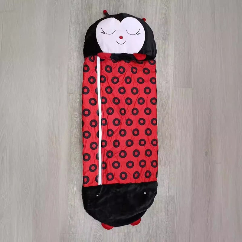 Cartoon Children'S Sleeping Bag Children'S Sleeping Bag Children'S Animal Pillow Sleeping Bag Folding Kick-Proof Children'S Sleeping Bag - Image 3