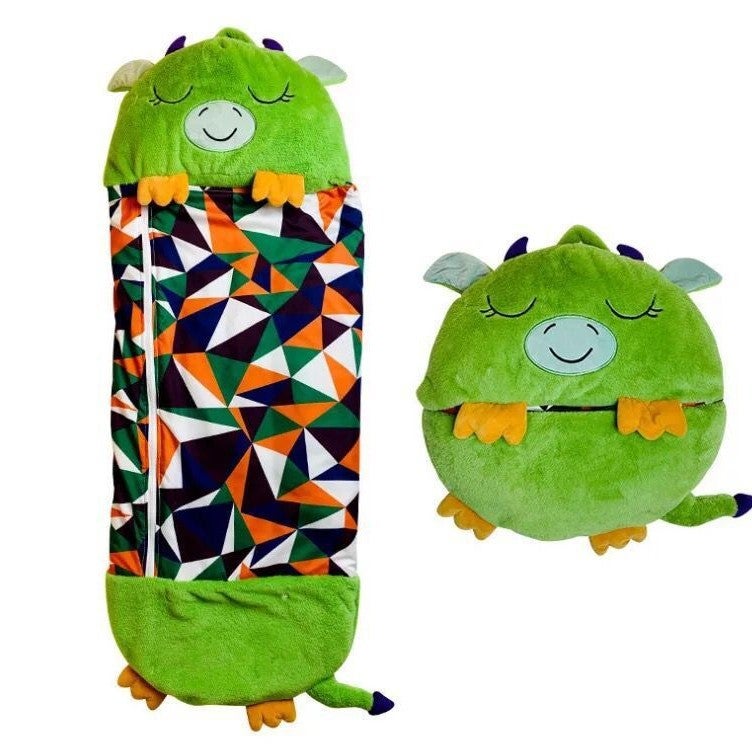 Cartoon Children'S Sleeping Bag Children'S Sleeping Bag Children'S Animal Pillow Sleeping Bag Folding Kick-Proof Children'S Sleeping Bag - Image 1