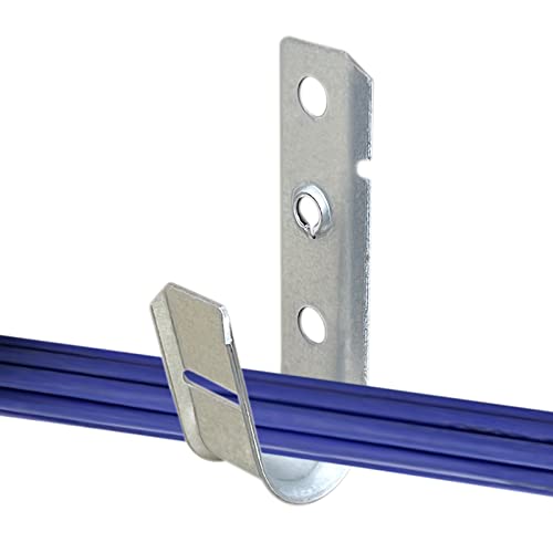 Xadnitu Cable Support J Hook, 3/4" Heavy Duty Metal Wire Cable Support J-Hook Hangers for Attaching Wall Mounting to Vertical Surfaces (25 Pack) - Image 1