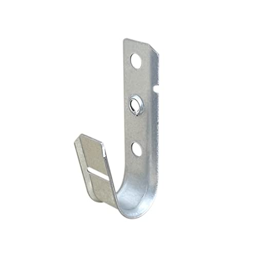 Xadnitu Cable Support J Hook, 3/4" Heavy Duty Metal Wire Cable Support J-Hook Hangers for Attaching Wall Mounting to Vertical Surfaces (25 Pack) - Image 2