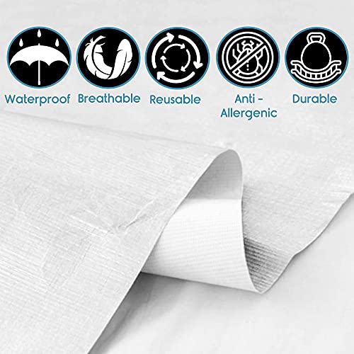 KosmoCare Bed Linen Protector |Non Aborsorbent Bed Protector | Waterproof Sheet | Dry Sheet | Washable Bed Protector |Mattress Protector for Baby and Adult 300X100 cms (Large Size) - Image 2