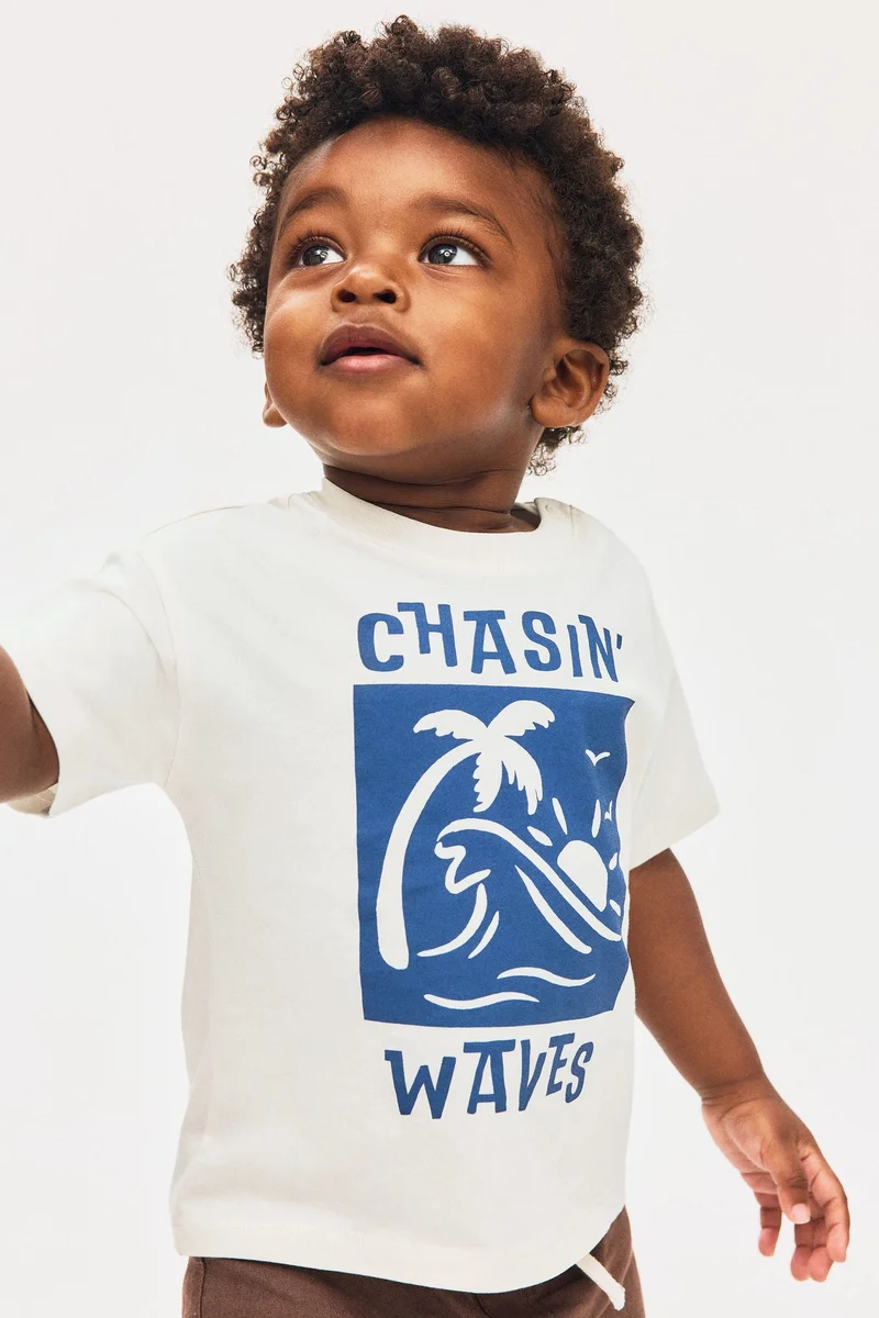 H&M Printed cotton T-shirt