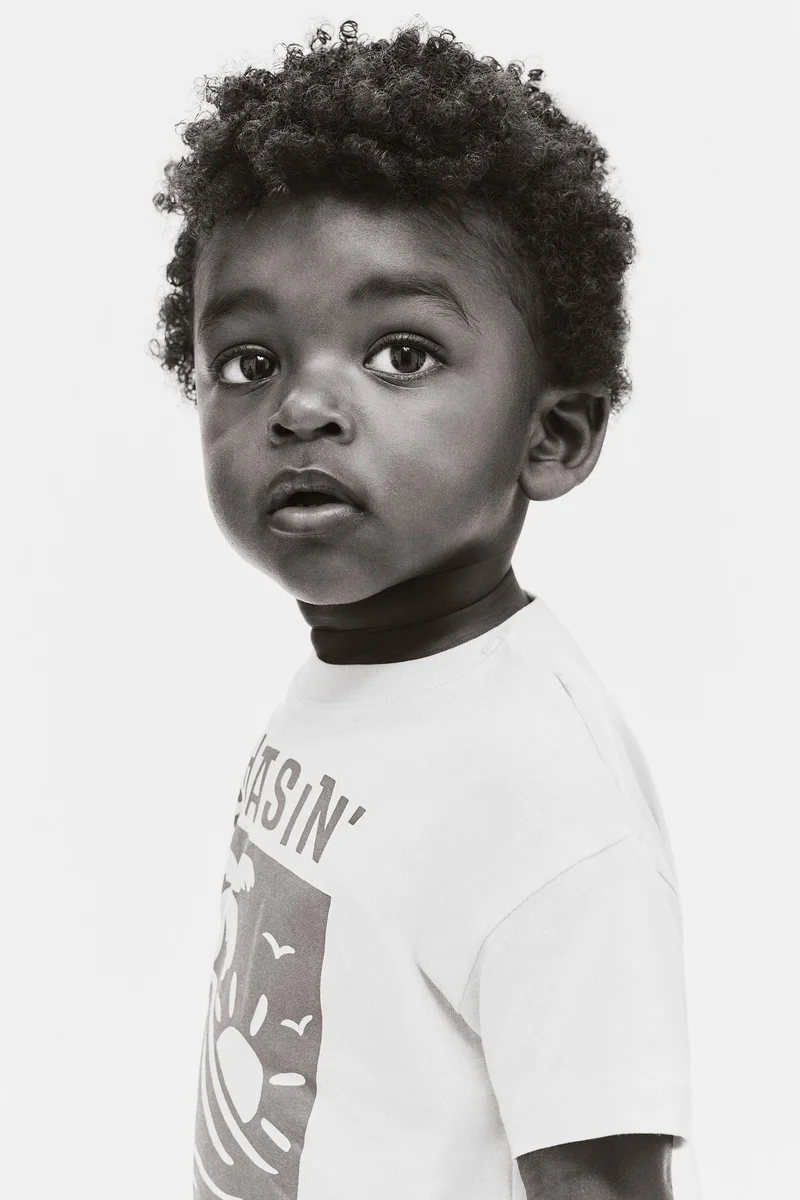 H&M Printed cotton T-shirt