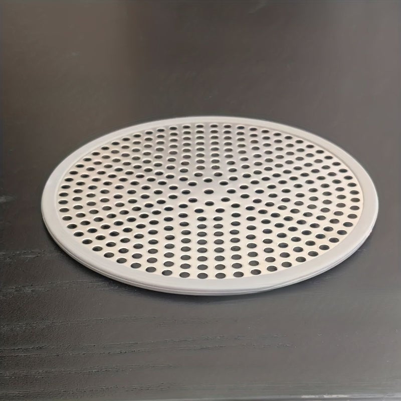 2 Packs Gray Stainless Steel Shower Hair Strainers Drainage Protection With Multiple Holes for Efficient Water Flow - Image 2